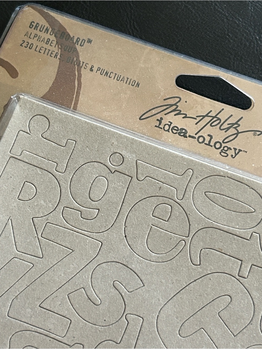 Tim Holtz Idea-ology Silver Alphabet Stickers - Metallic Letter Accents - Picture 2 of 5